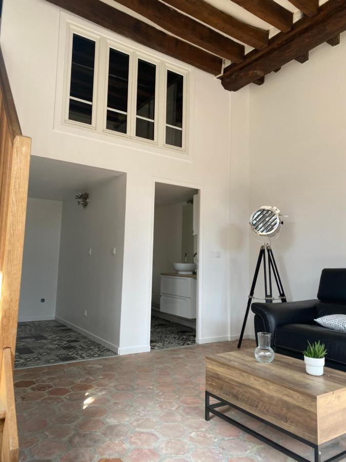 Studio Duplex Avec Spa Et Cour Privee Bonnelles Luaran gambar